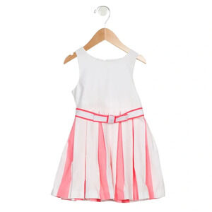 Jacadi Paris Pleated Sleeveless Tank Style Toddler Dress 12month